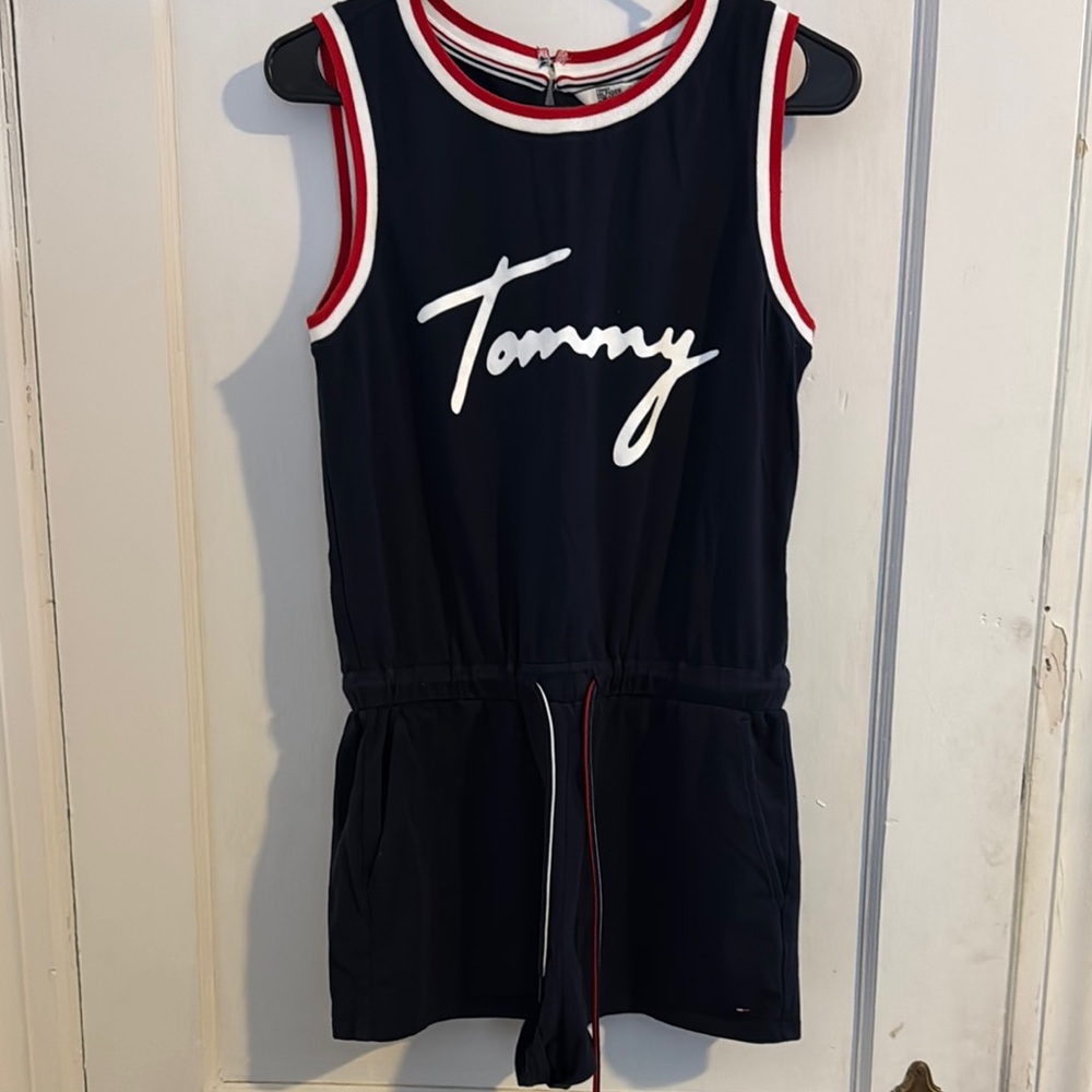 Tommy Hilfiger Navy Sleeveless Romper